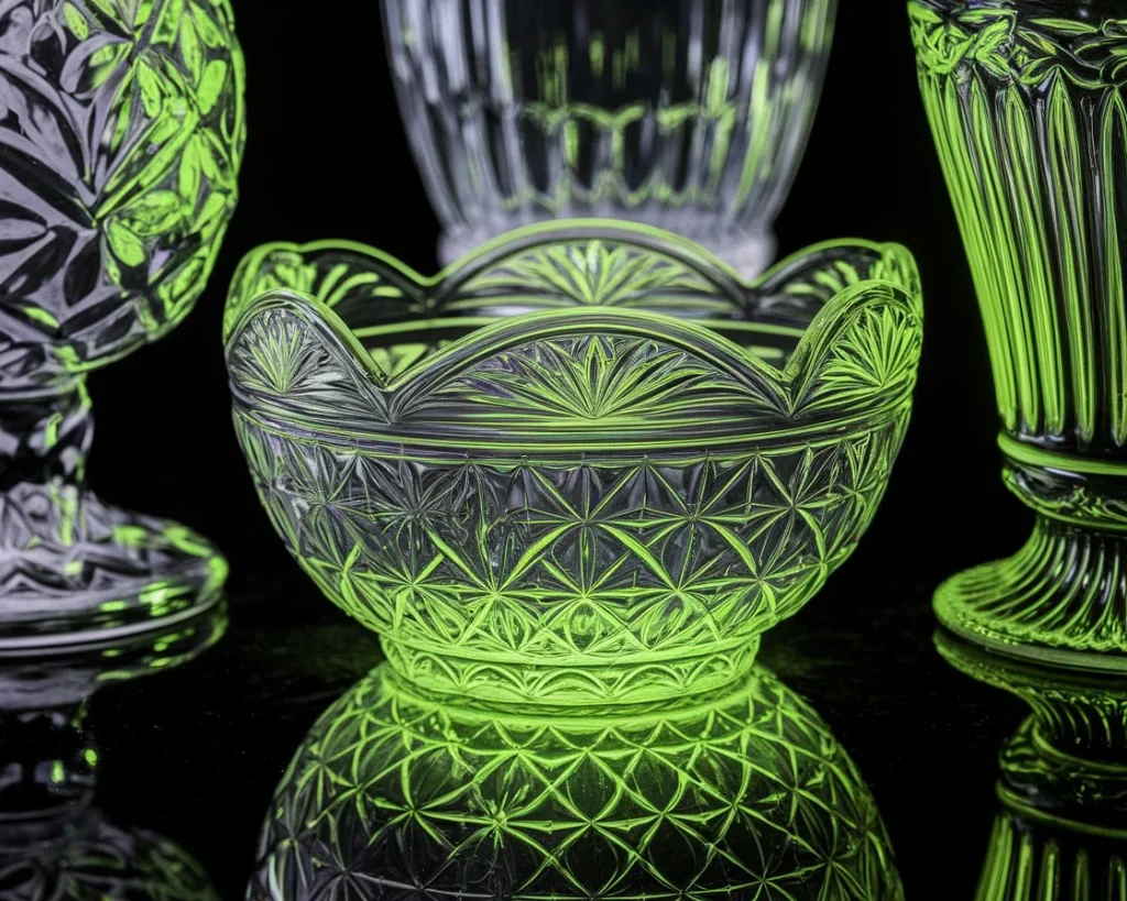 uranium glass bowl